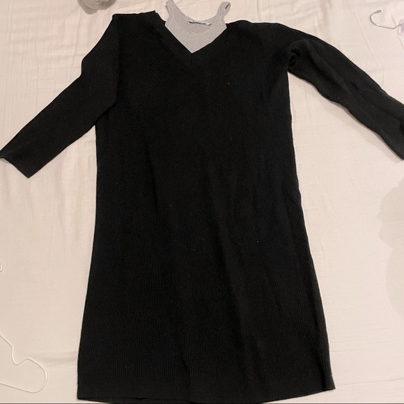 Alexander Wang Layered midi dress wool - Picture 1 of 5